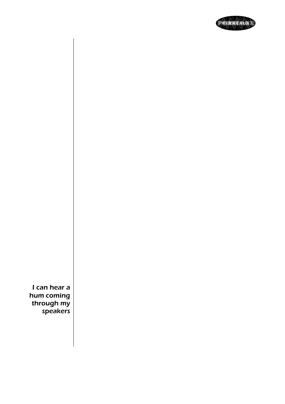 Perreaux SILHOUETTE SXV1 User Manual | Page 23 / 28