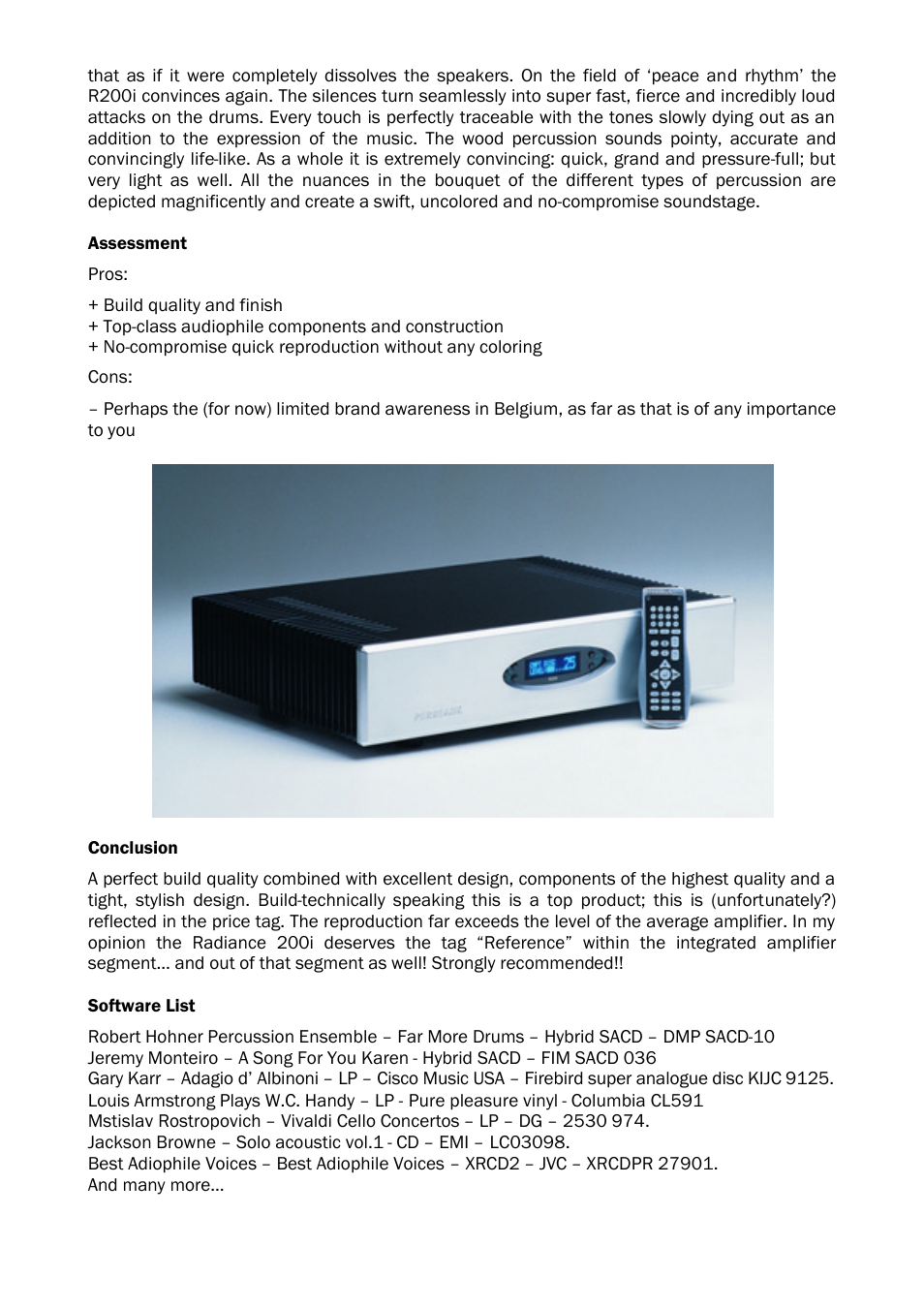 Perreaux R200i User Manual | Page 6 / 7