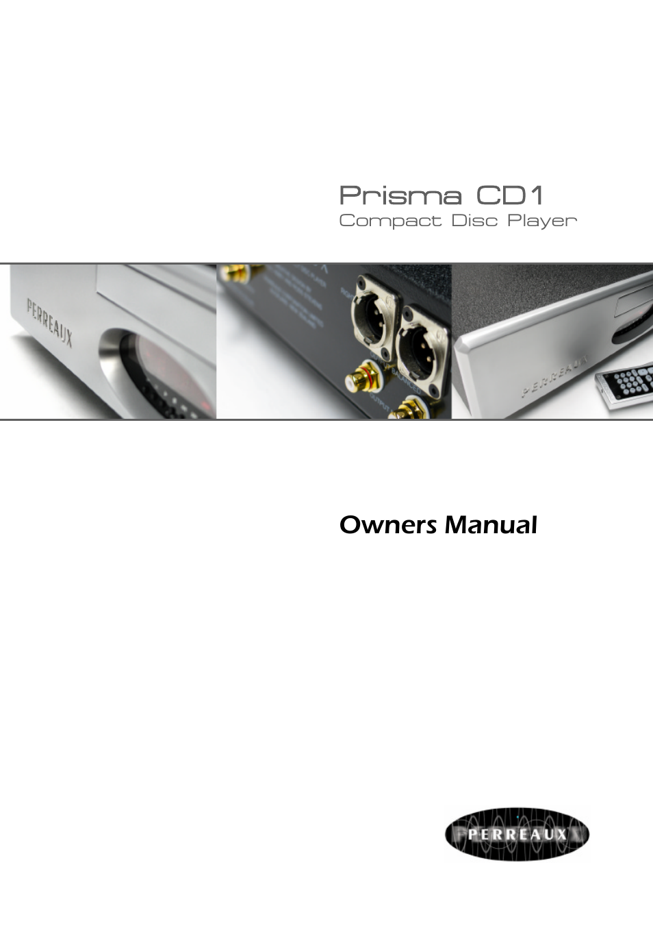 Perreaux CD Player User Manual | 33 pages