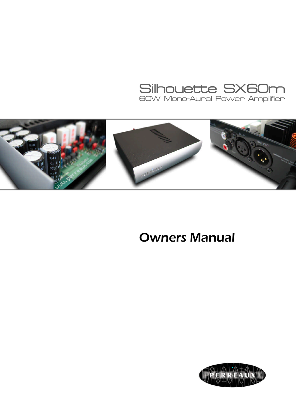 Perreaux SX60m User Manual | 28 pages