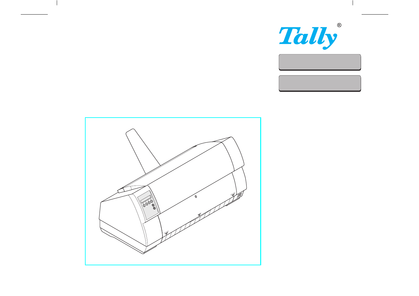 Tally Genicom Tally Dot Matrix T2250 User Manual | 28 pages
