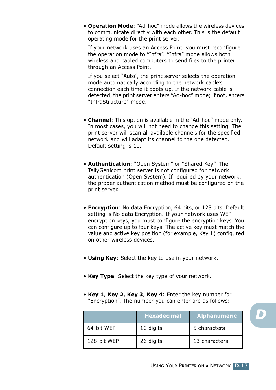 Tally Genicom Tally Mono Laser 9025N User Manual | Page 188 / 214