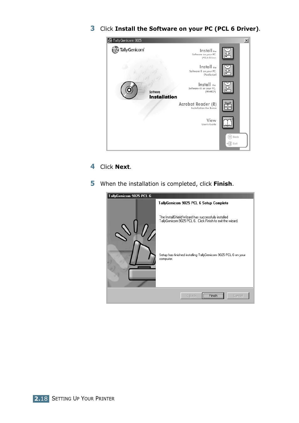 Tally Genicom Tally Mono Laser 9025N User Manual | Page 37 / 214