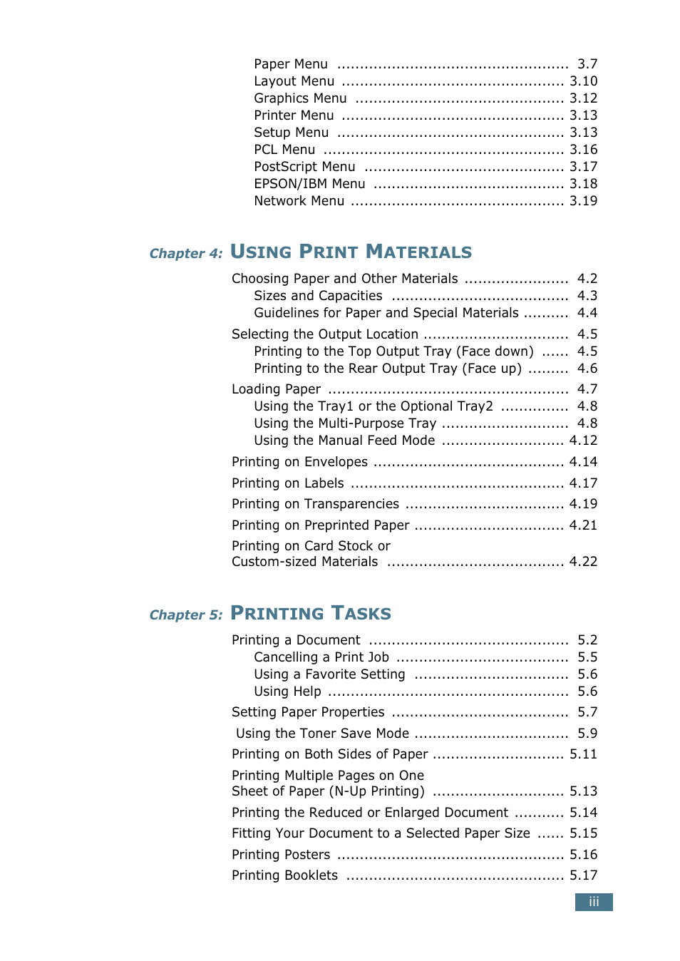Tally Genicom Tally Mono Laser 9025N User Manual | Page 4 / 214