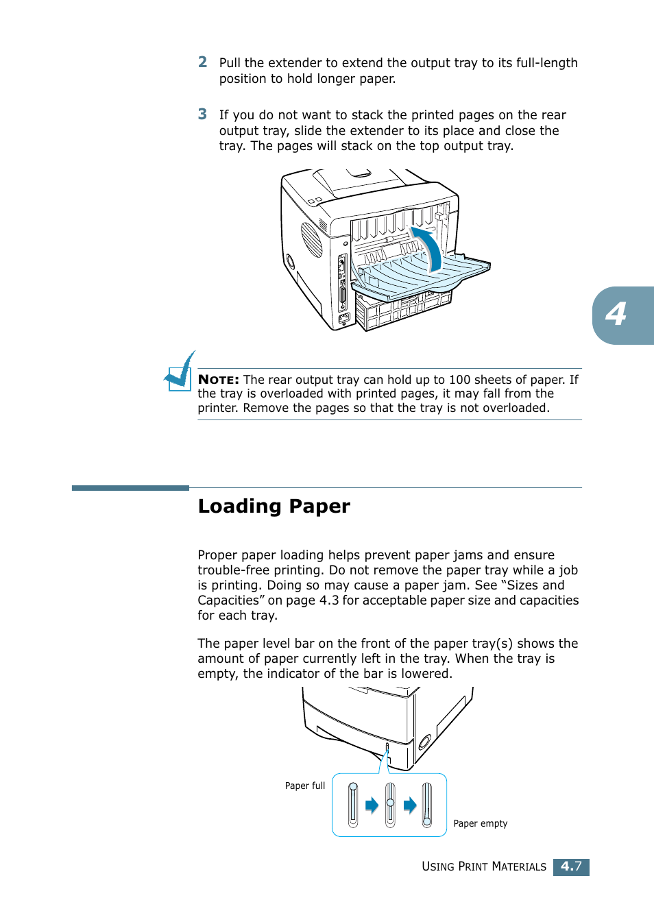 Loading paper | Tally Genicom Tally Mono Laser 9025N User Manual | Page 70 / 214
