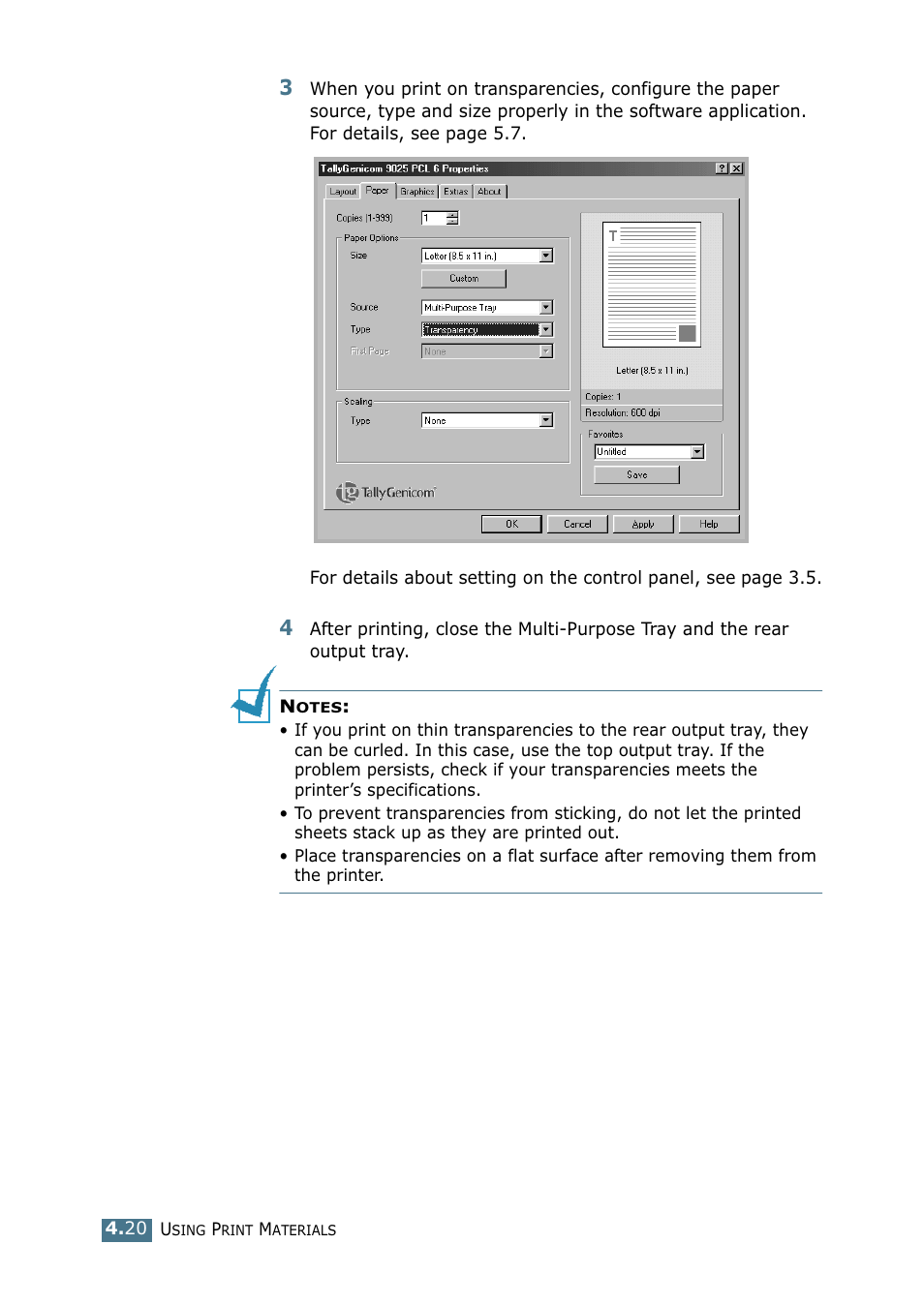 Tally Genicom Tally Mono Laser 9025N User Manual | Page 83 / 214