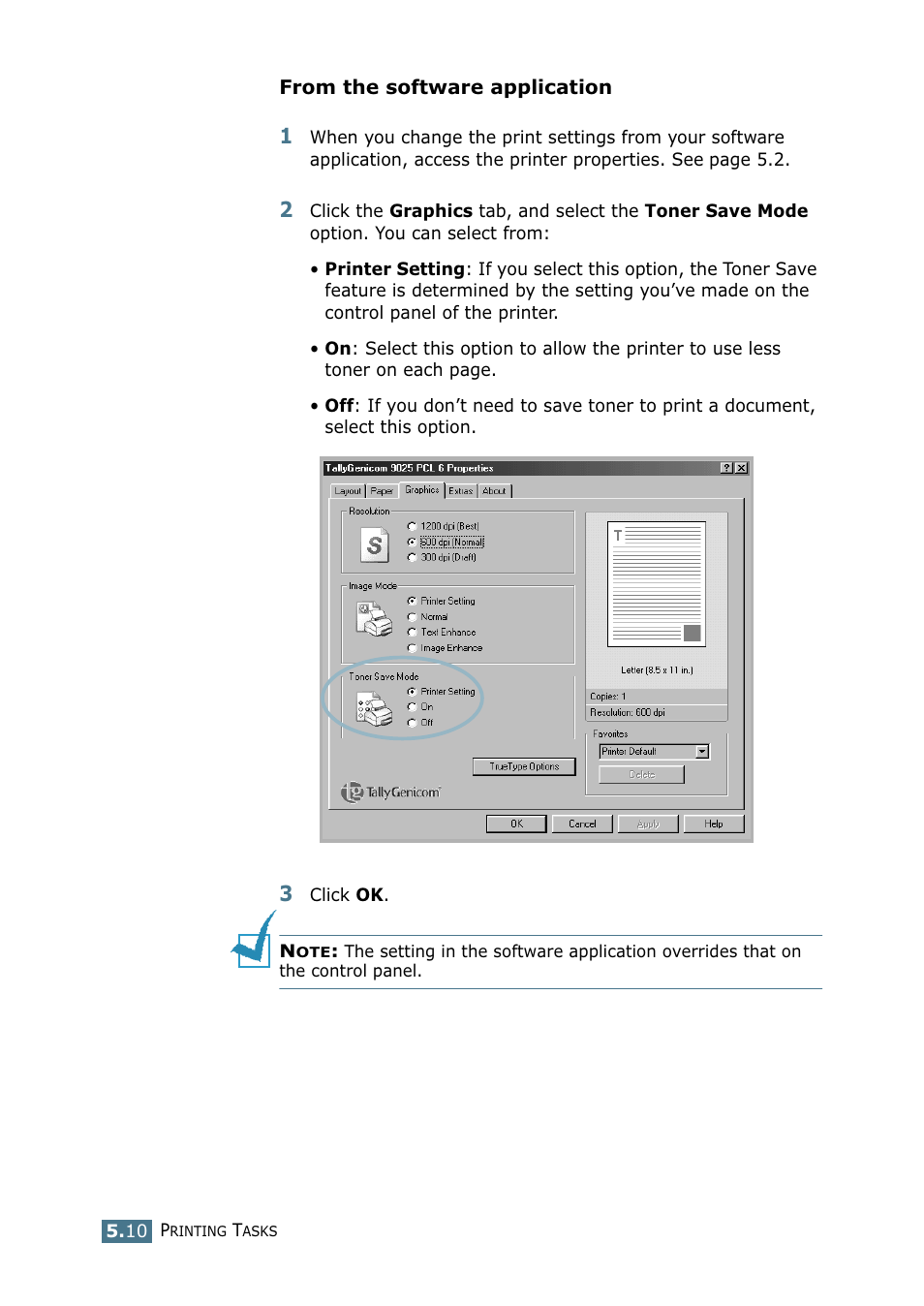 Tally Genicom Tally Mono Laser 9025N User Manual | Page 97 / 214