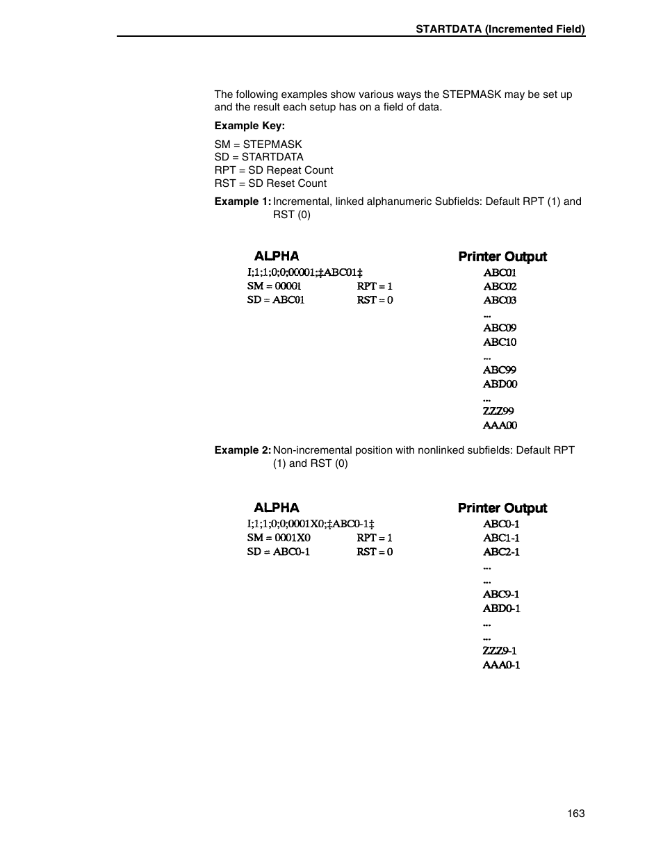 Tally Genicom 6600 User Manual | Page 163 / 330