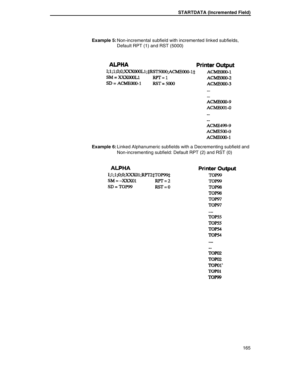 Tally Genicom 6600 User Manual | Page 165 / 330