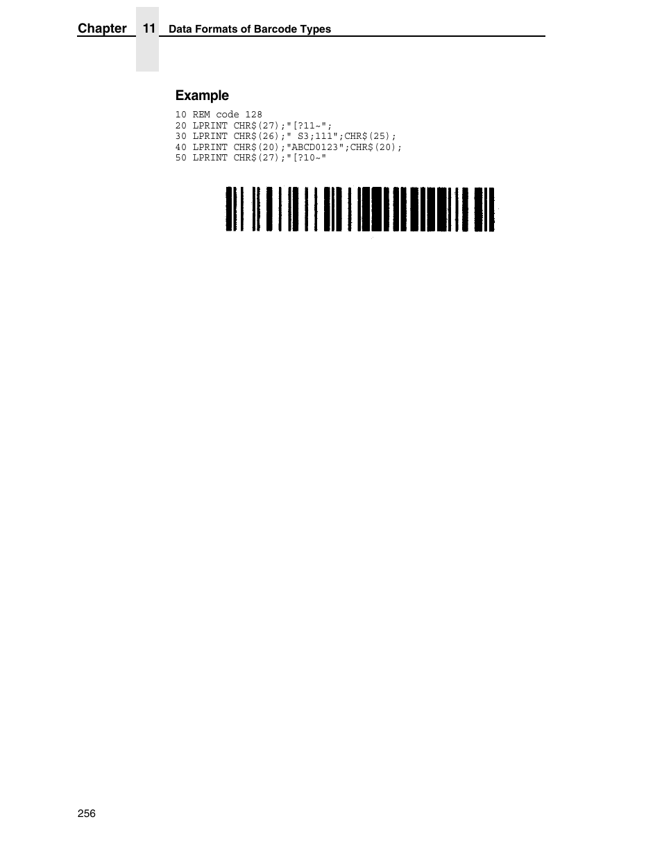 Example | Tally Genicom 6600 User Manual | Page 256 / 330