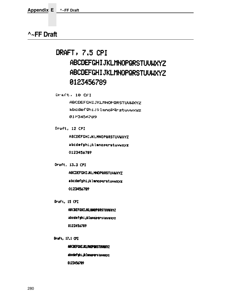 Ff draft | Tally Genicom 6600 User Manual | Page 280 / 330