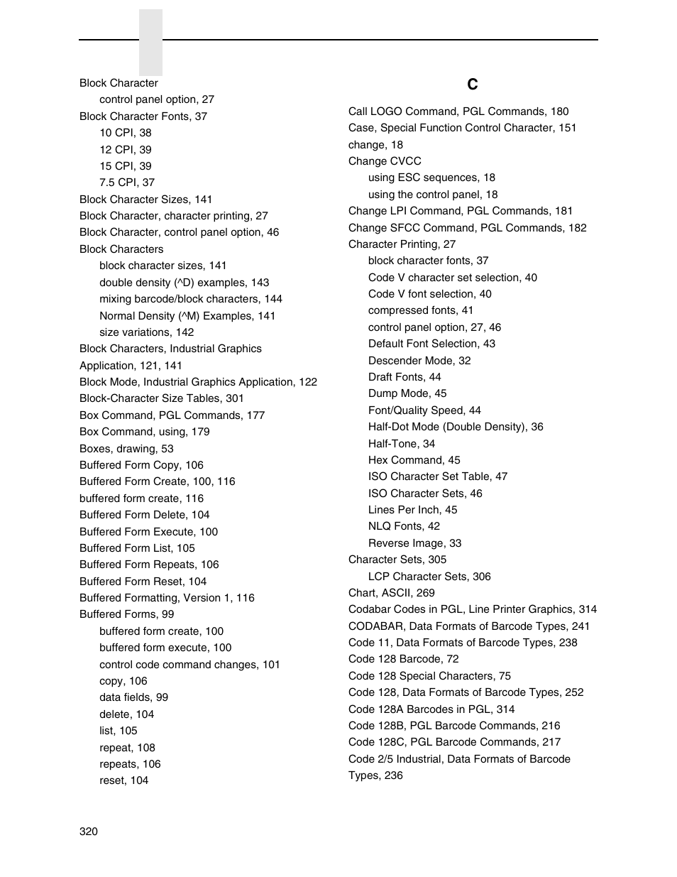 Tally Genicom 6600 User Manual | Page 320 / 330