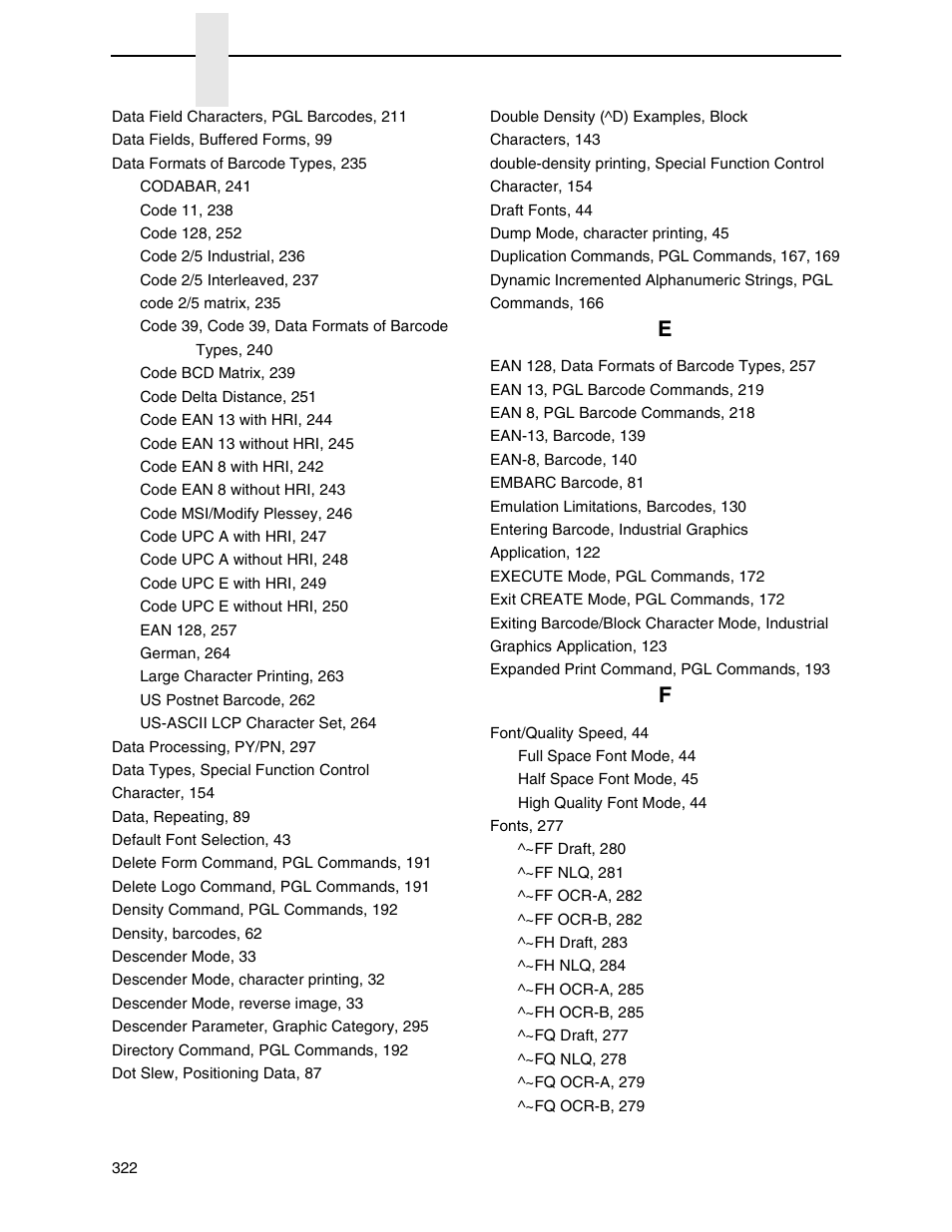 Tally Genicom 6600 User Manual | Page 322 / 330