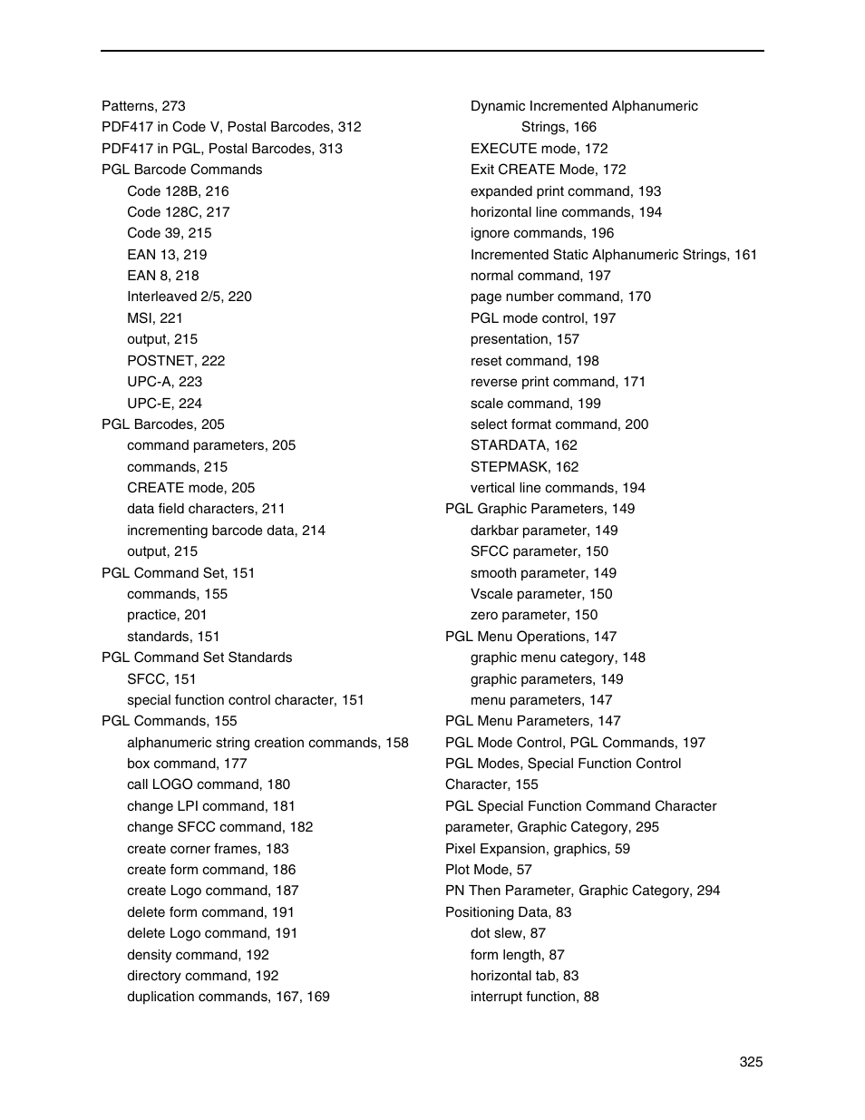 Tally Genicom 6600 User Manual | Page 325 / 330