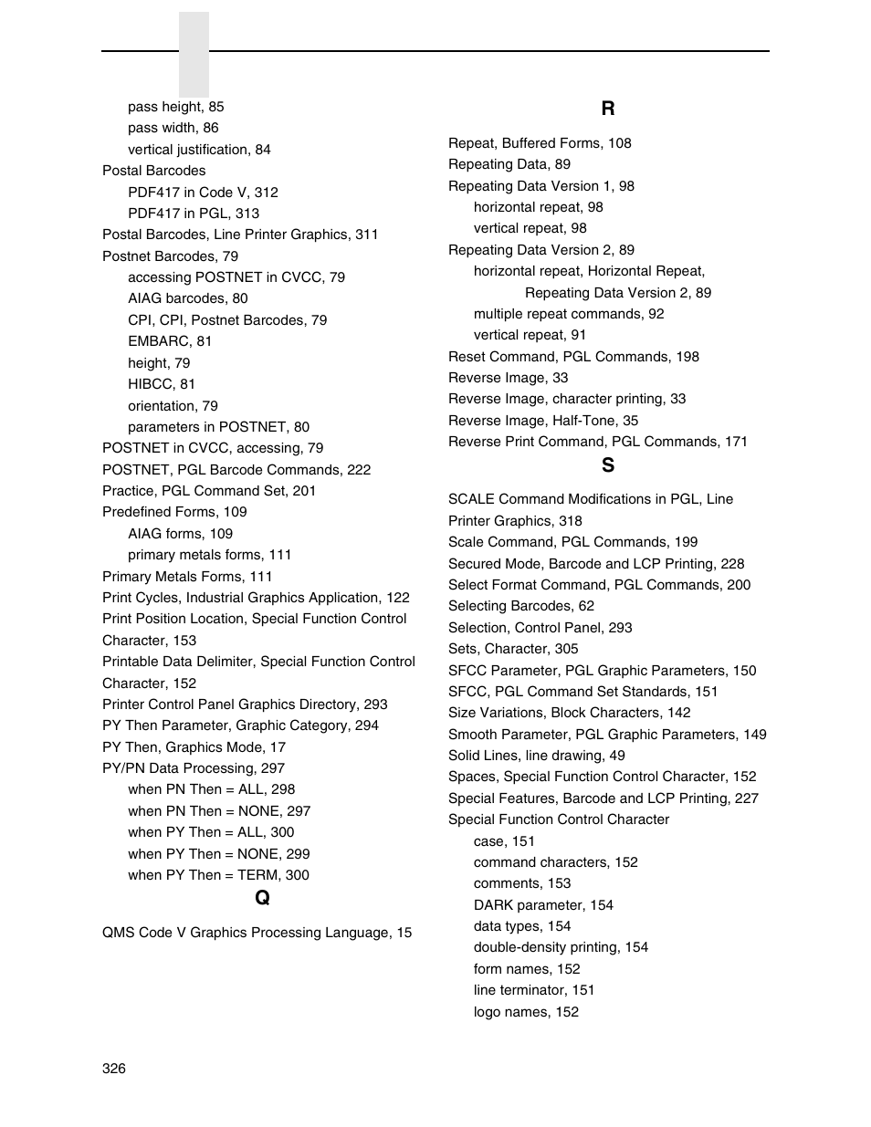 Tally Genicom 6600 User Manual | Page 326 / 330