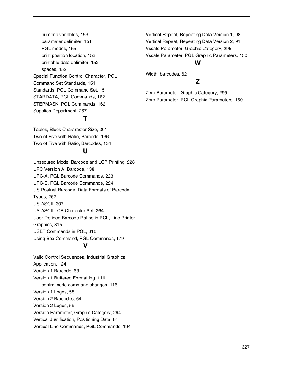 Tally Genicom 6600 User Manual | Page 327 / 330