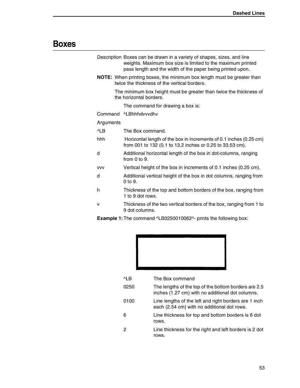 Boxes | Tally Genicom 6600 User Manual | Page 53 / 330