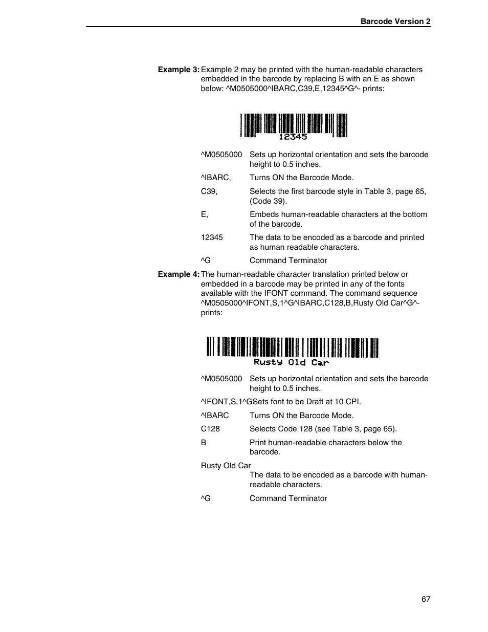 Tally Genicom 6600 User Manual | Page 67 / 330