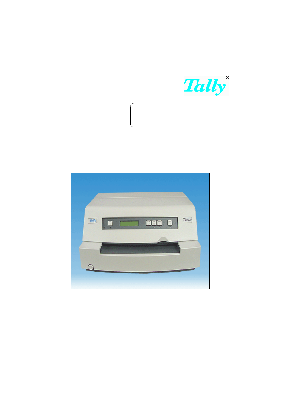 Tally Genicom T5023+ User Manual | 404 pages