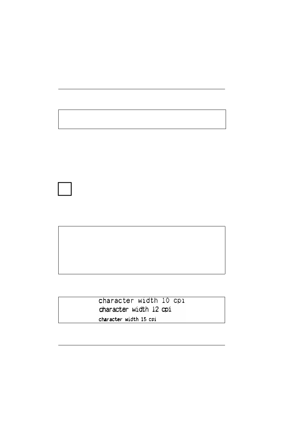 Selecting the character size 10 cpi (pica) | Tally Genicom T5023+ User Manual | Page 108 / 404