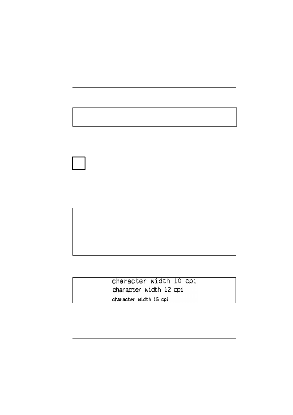 Selecting the character size 12 cpi (elite) | Tally Genicom T5023+ User Manual | Page 109 / 404