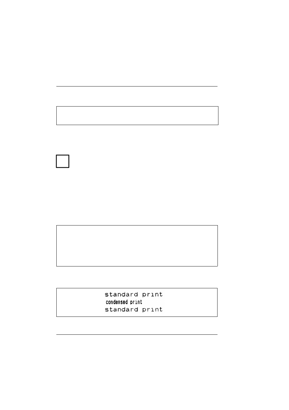 Switching on condensed print | Tally Genicom T5023+ User Manual | Page 112 / 404