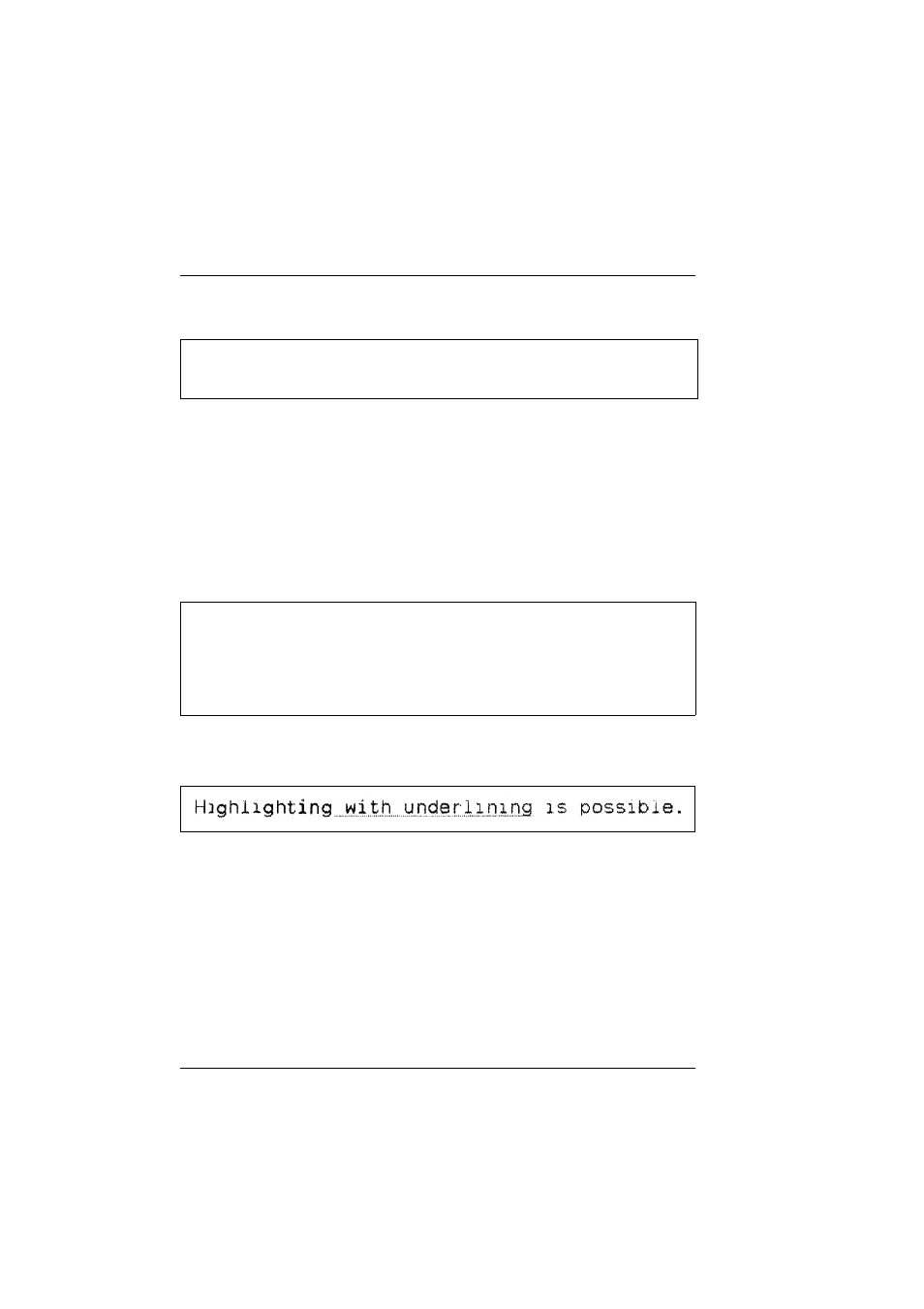Switching underlining on/off | Tally Genicom T5023+ User Manual | Page 124 / 404