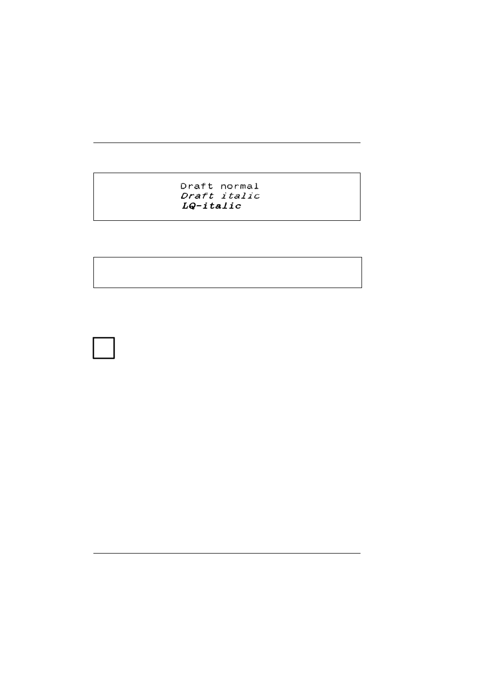 Switching off italic print | Tally Genicom T5023+ User Manual | Page 158 / 404