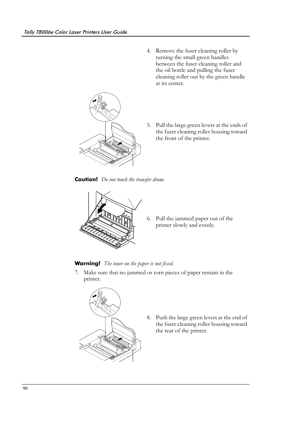 Tally Genicom Tally Colour Laser T8006e User Manual | Page 104 / 200