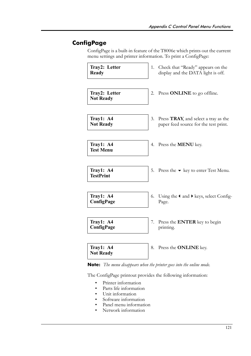 Tally Genicom Tally Colour Laser T8006e User Manual | Page 129 / 200