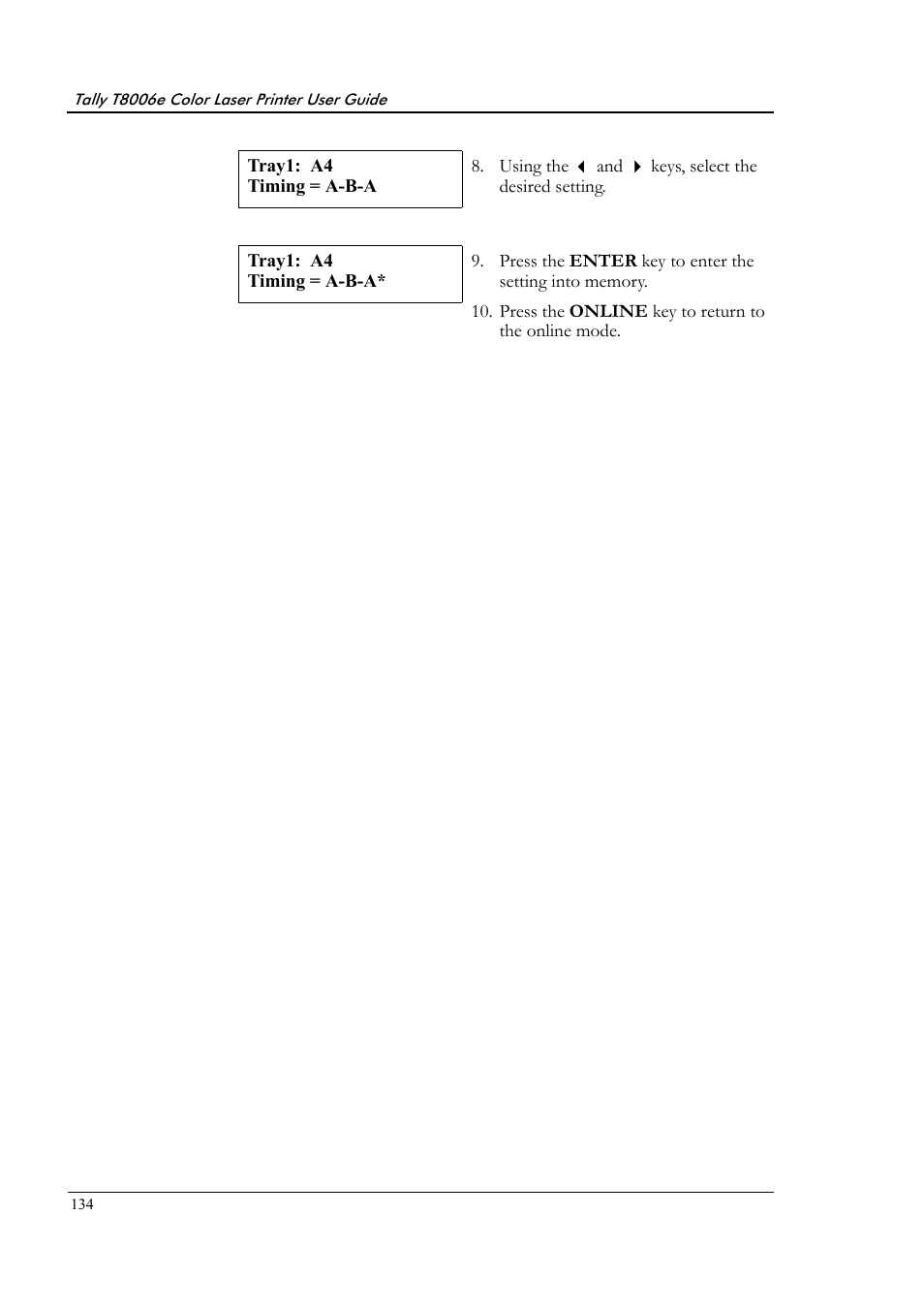 Tally Genicom Tally Colour Laser T8006e User Manual | Page 142 / 200