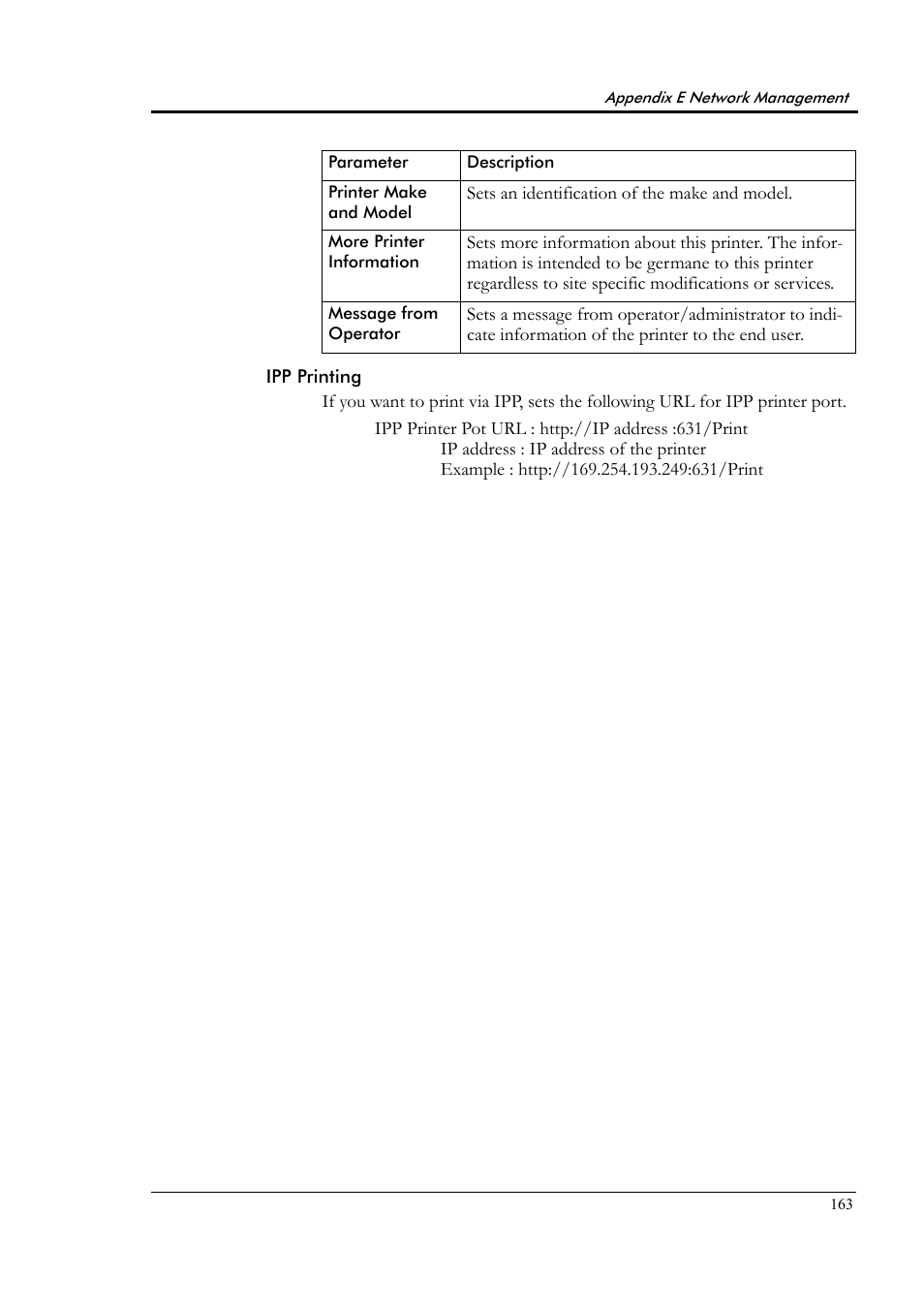 Ipp printing | Tally Genicom Tally Colour Laser T8006e User Manual | Page 171 / 200