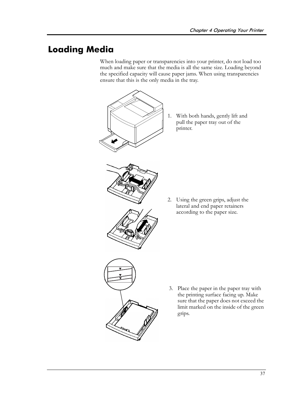 Loading media | Tally Genicom Tally Colour Laser T8006e User Manual | Page 45 / 200