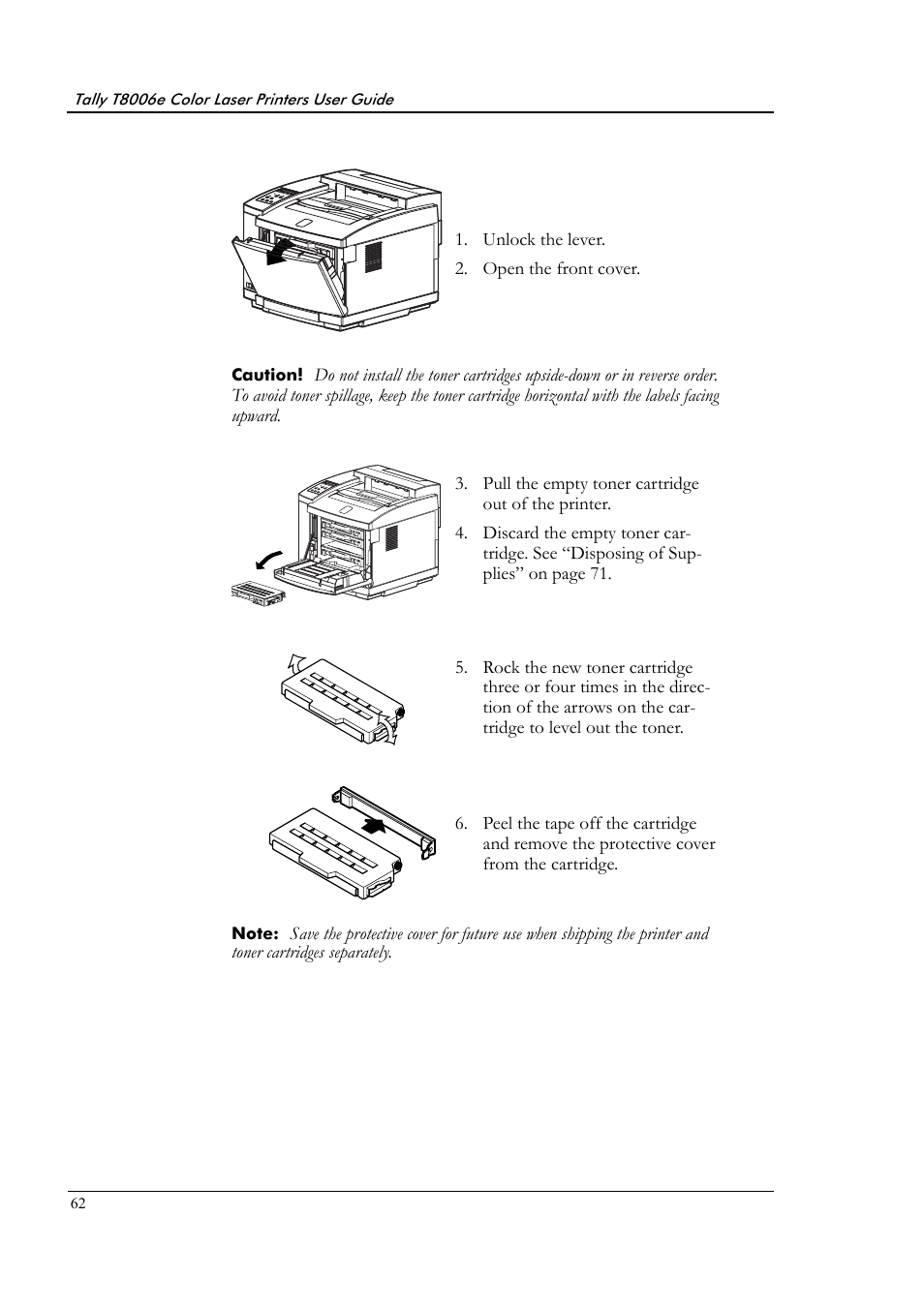 Tally Genicom Tally Colour Laser T8006e User Manual | Page 70 / 200