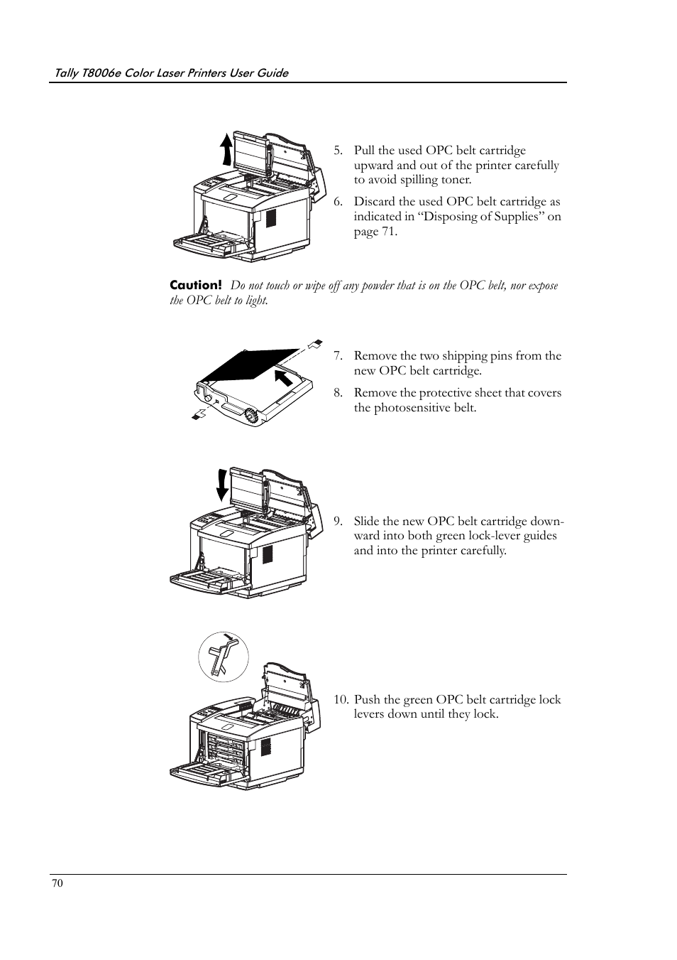Tally Genicom Tally Colour Laser T8006e User Manual | Page 78 / 200