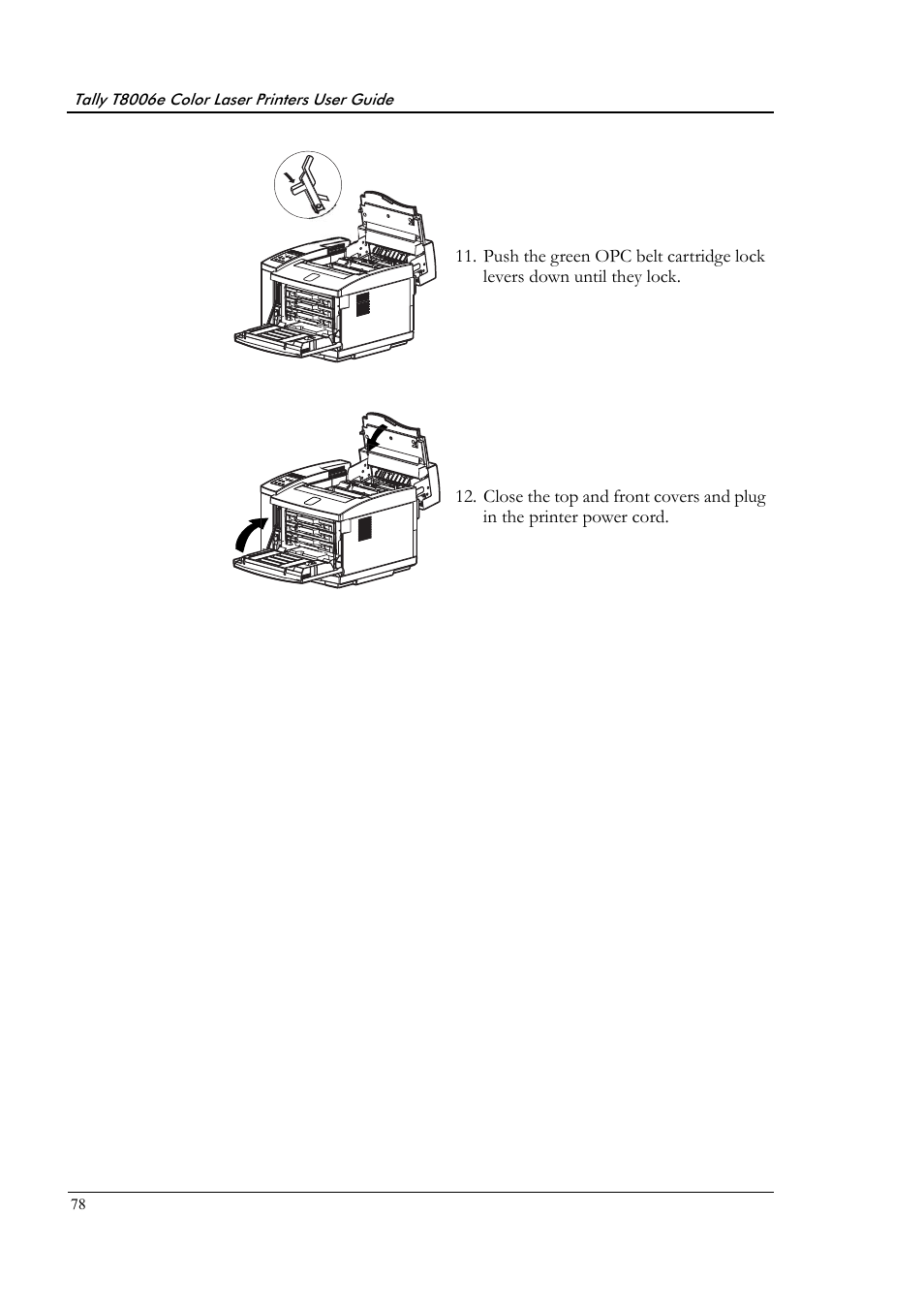 Tally Genicom Tally Colour Laser T8006e User Manual | Page 86 / 200