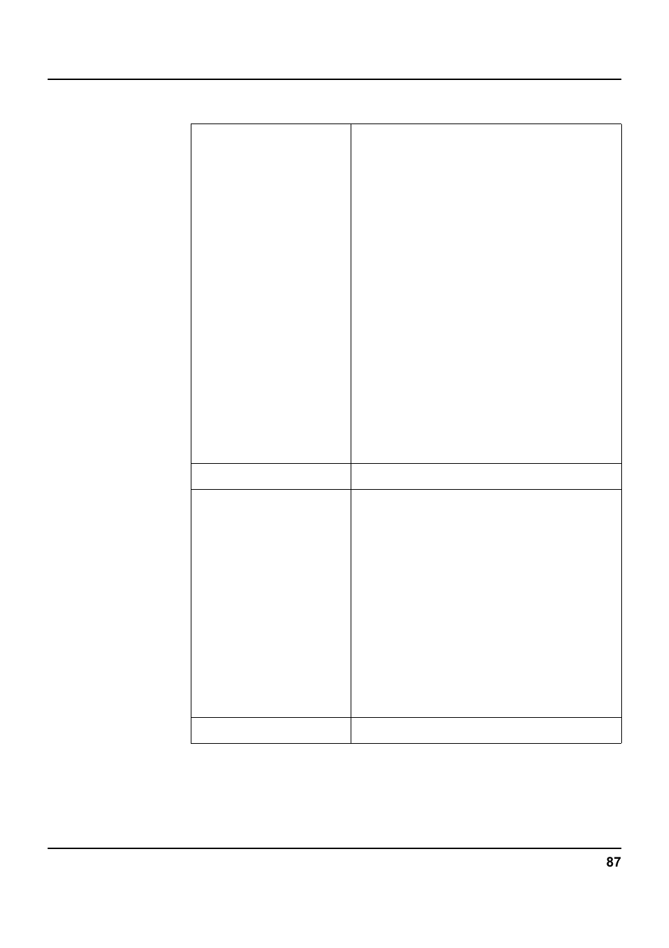 Interface specifications, Ble length (see | Tally Genicom 5040 User Manual | Page 95 / 142