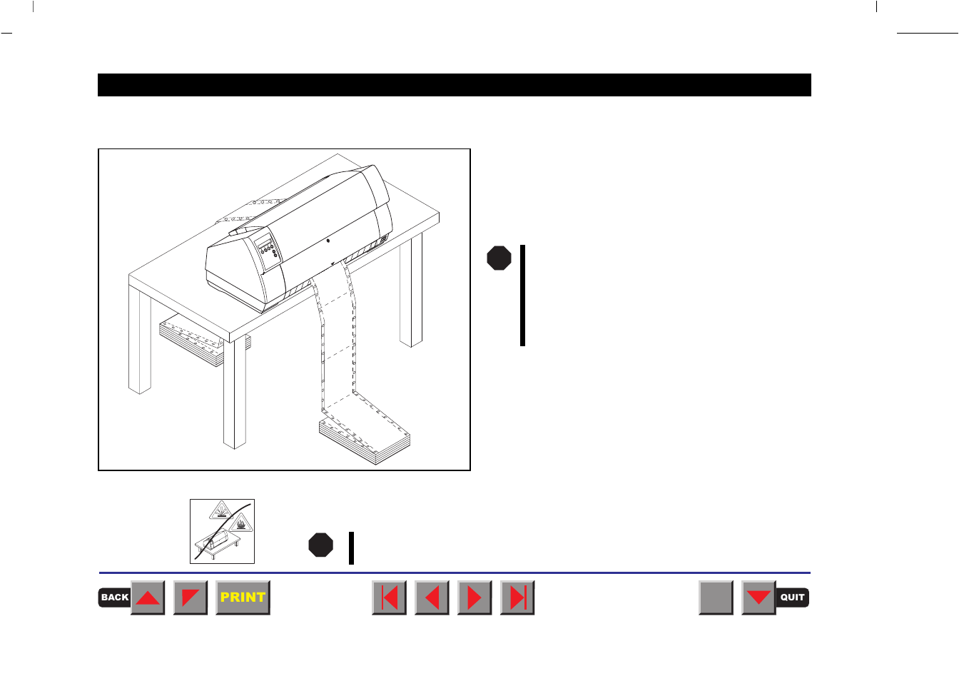 Placing your printer, Place your printer on a solid base (see, Placing your | Printer | Tally Genicom MATRIX PRINTER 2250 User Manual | Page 15 / 216