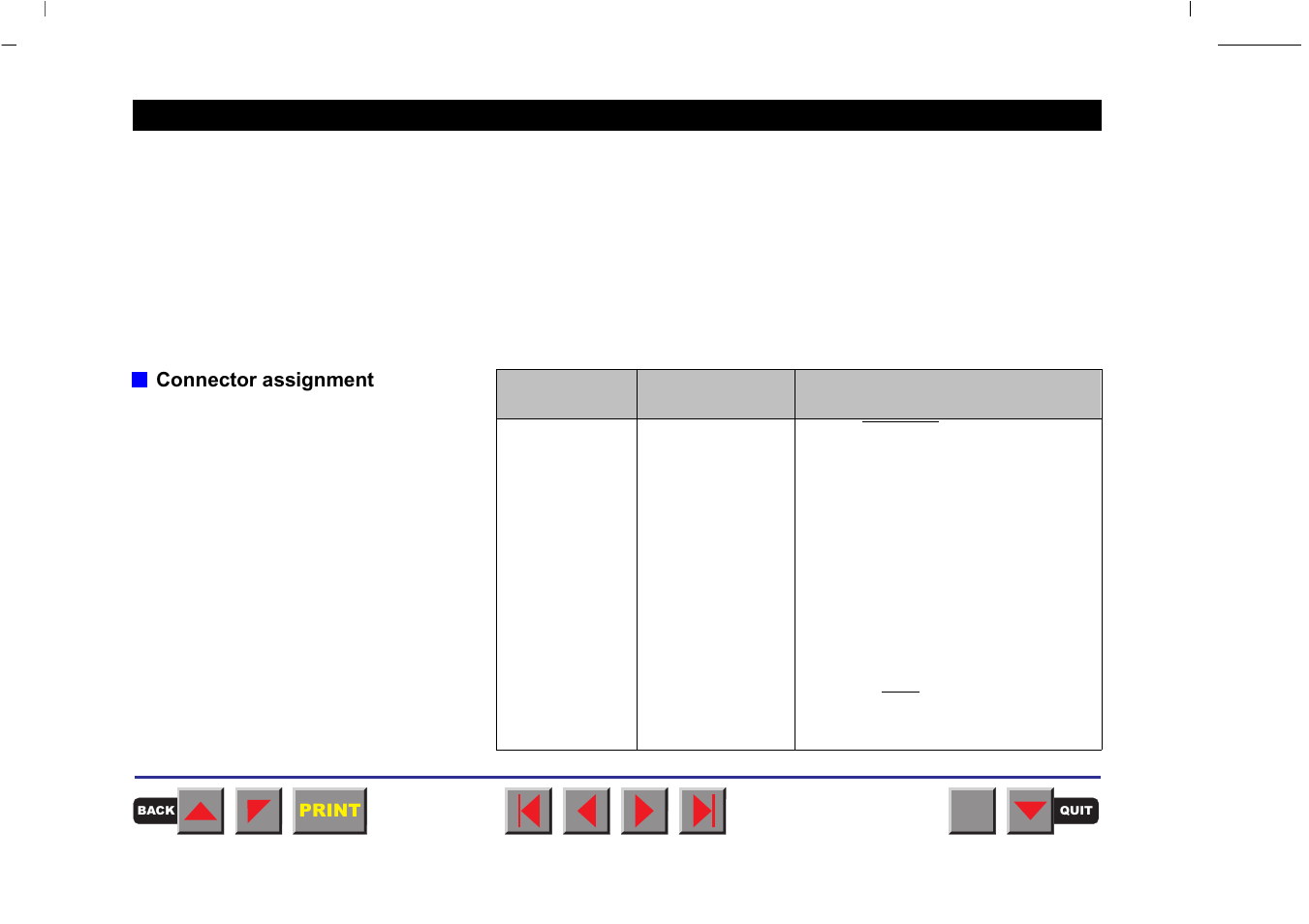 Parallel interface, Connector assignment | Tally Genicom MATRIX PRINTER 2250 User Manual | Page 167 / 216