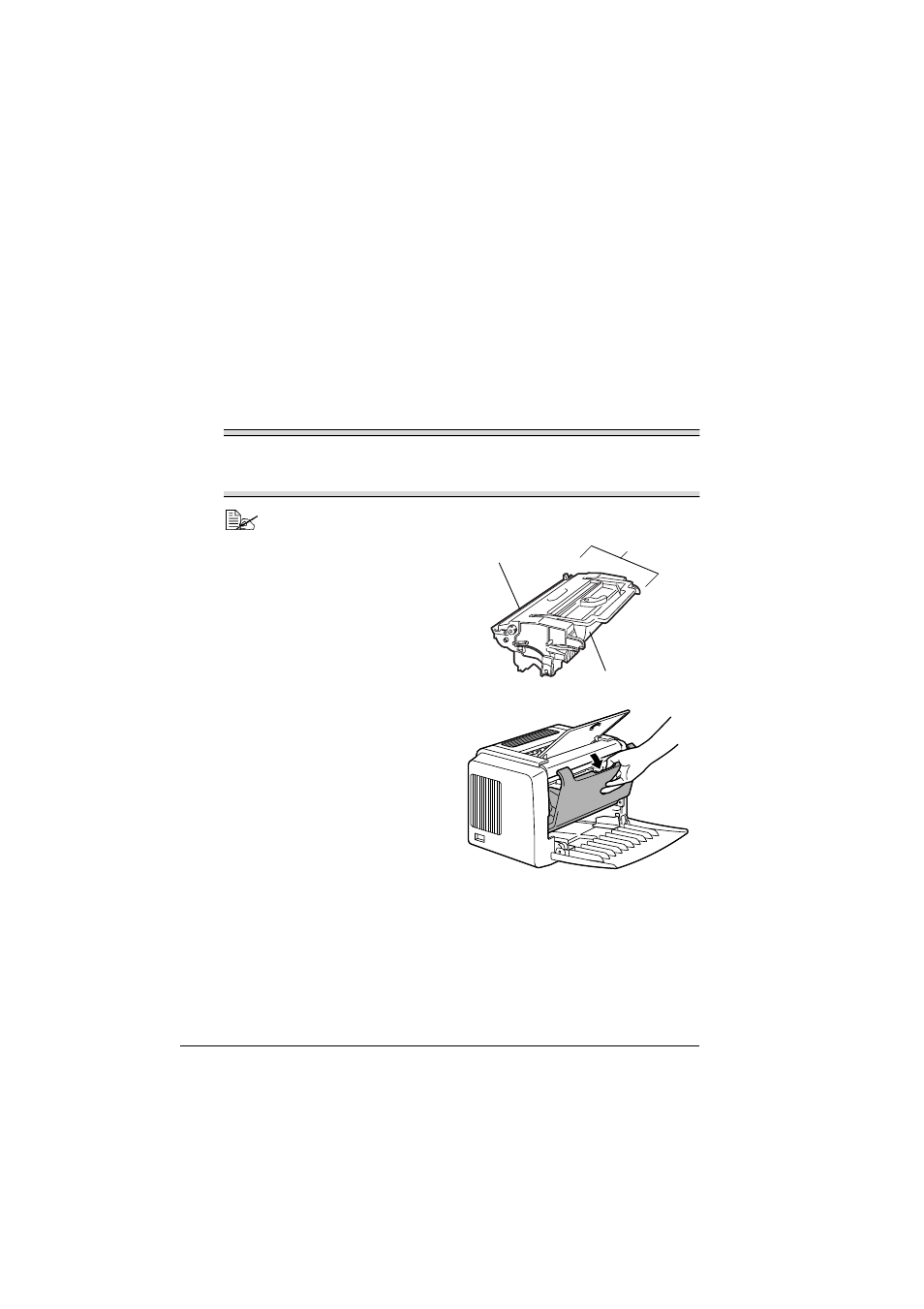 Replacing the drum cartridge, Replacing the drum cartridge 38 | Tally Genicom 9316 User Manual | Page 44 / 80