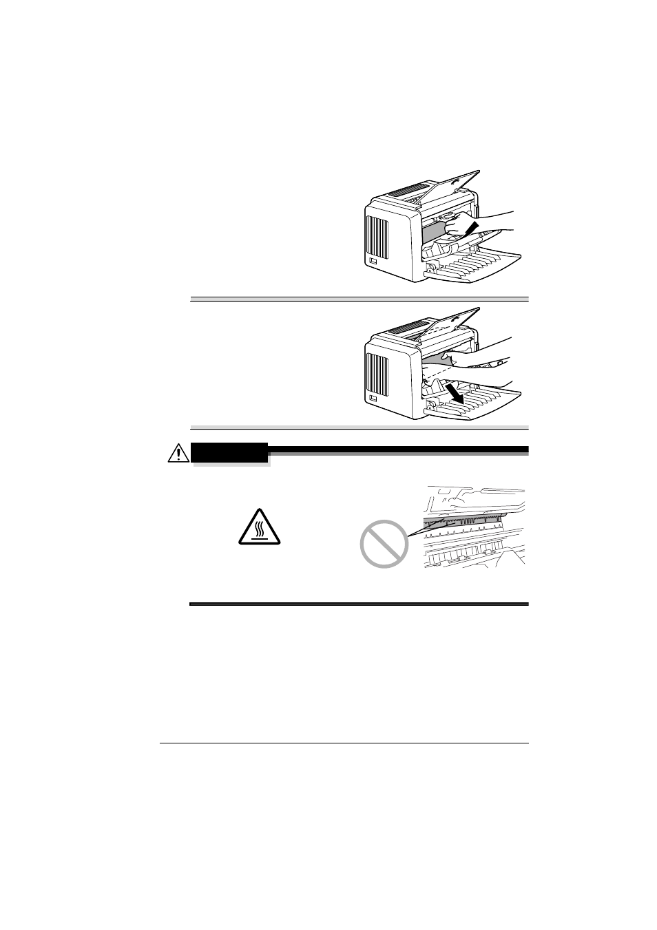 Caution | Tally Genicom 9316 User Manual | Page 57 / 80