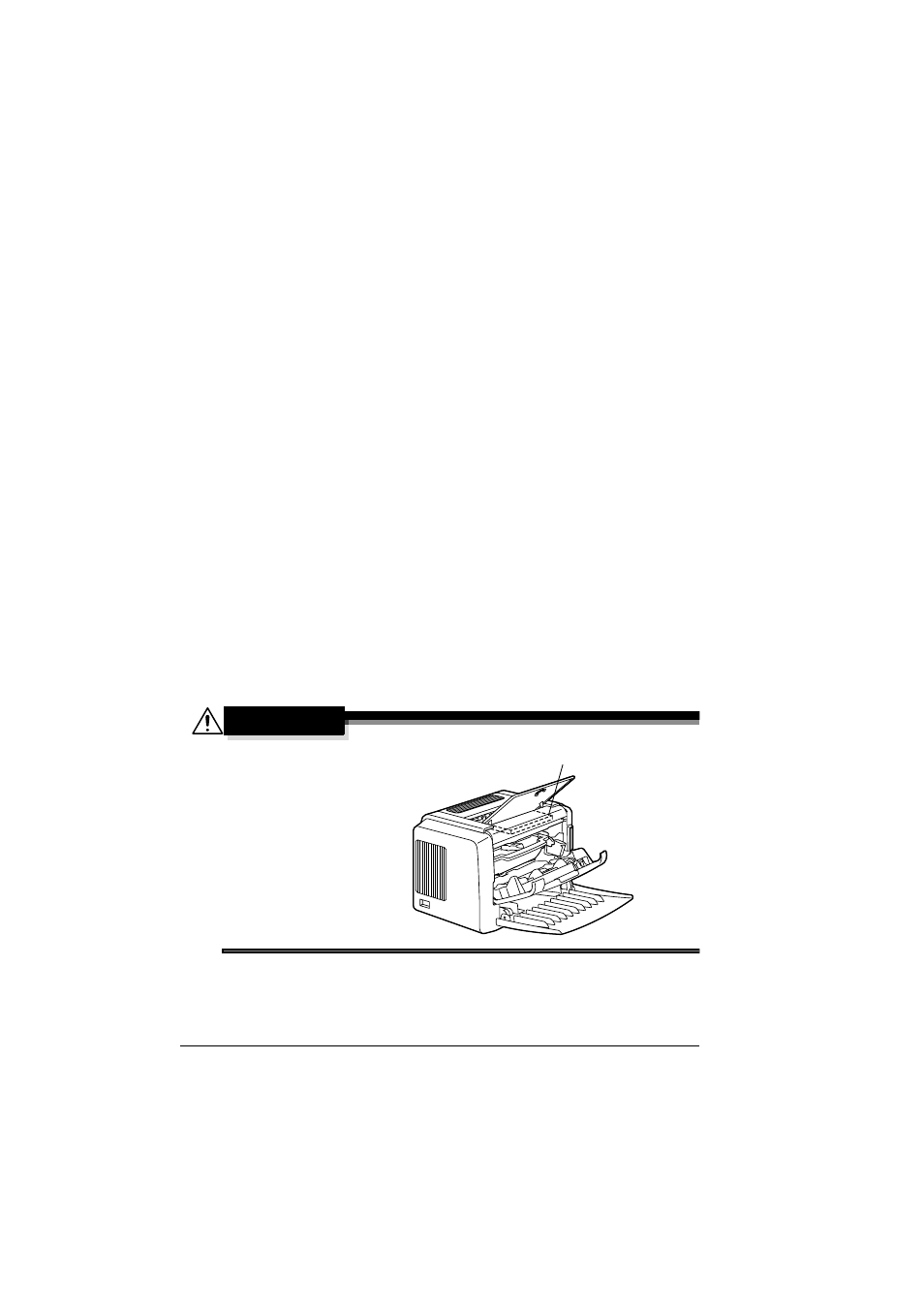 Laser safety, Internal laser radiation, Warning | Tally Genicom 9316 User Manual | Page 74 / 80