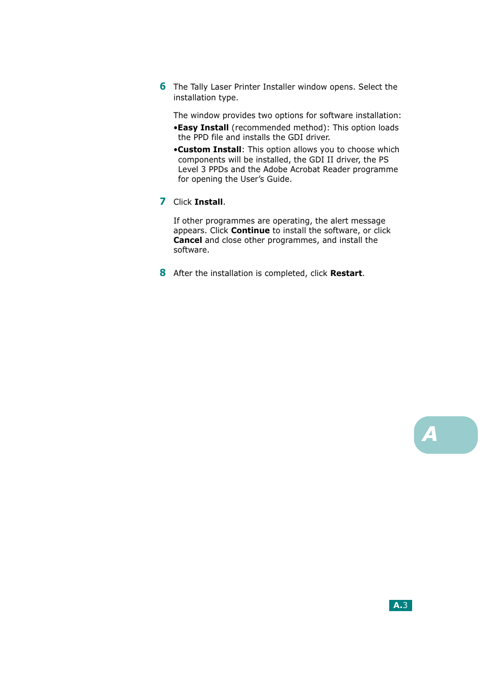 Tally Genicom Tally Mono Laser T9220 User Manual | Page 156 / 231