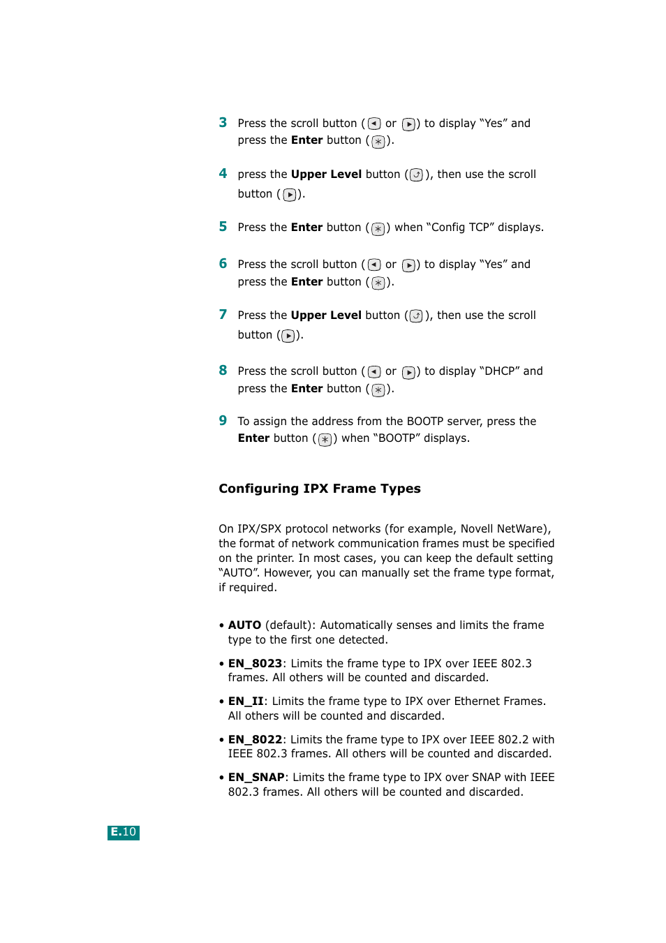 Tally Genicom Tally Mono Laser T9220 User Manual | Page 203 / 231