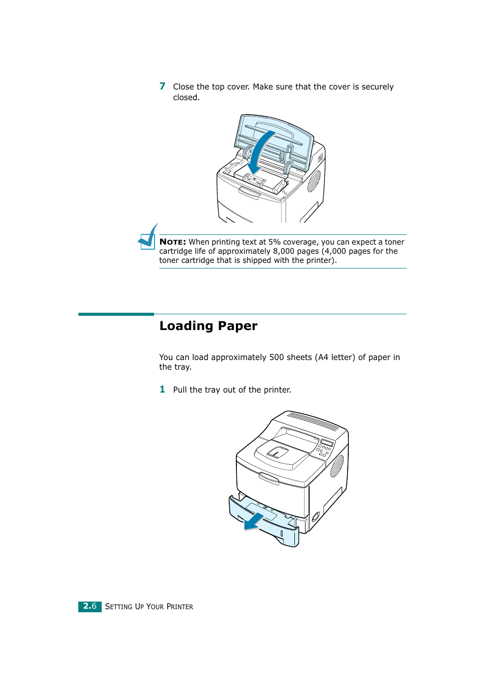Loading paper | Tally Genicom Tally Mono Laser T9220 User Manual | Page 25 / 231