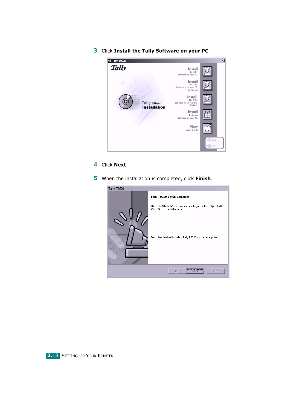 Tally Genicom Tally Mono Laser T9220 User Manual | Page 37 / 231