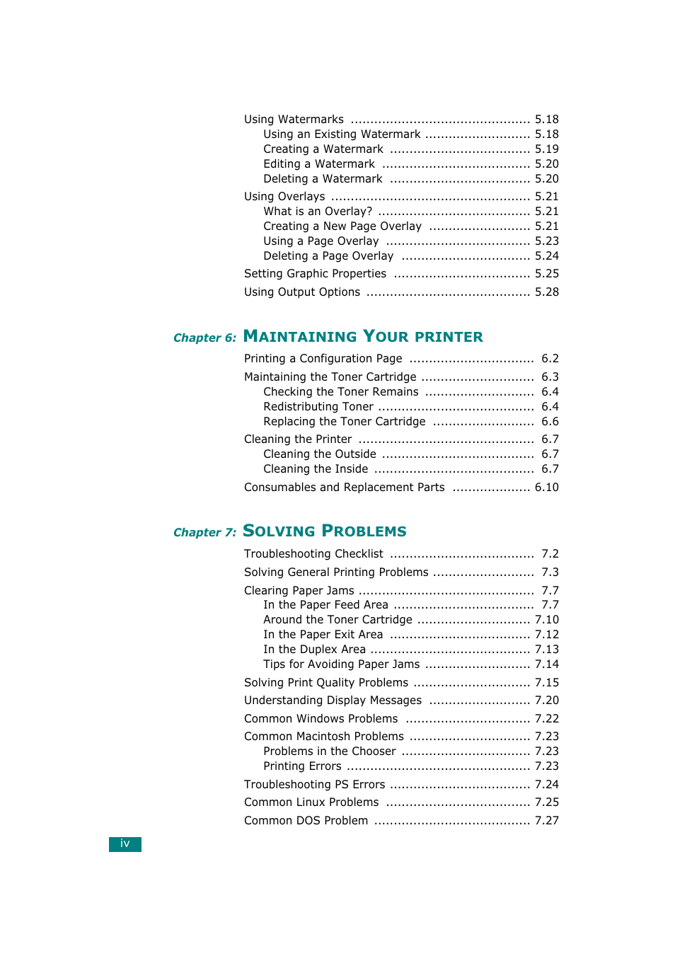 Tally Genicom Tally Mono Laser T9220 User Manual | Page 5 / 231