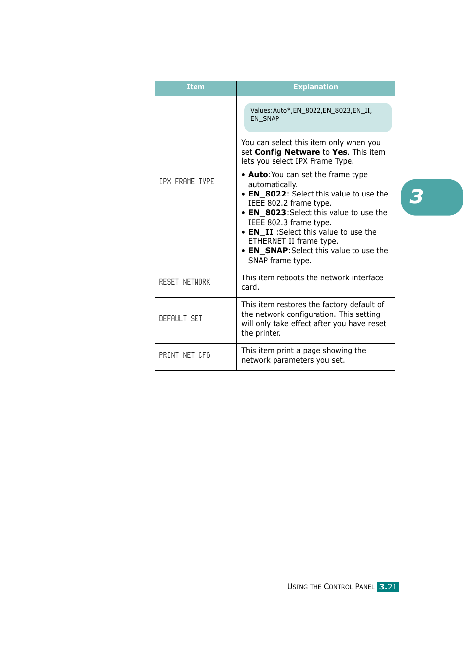 Tally Genicom Tally Mono Laser T9220 User Manual | Page 62 / 231