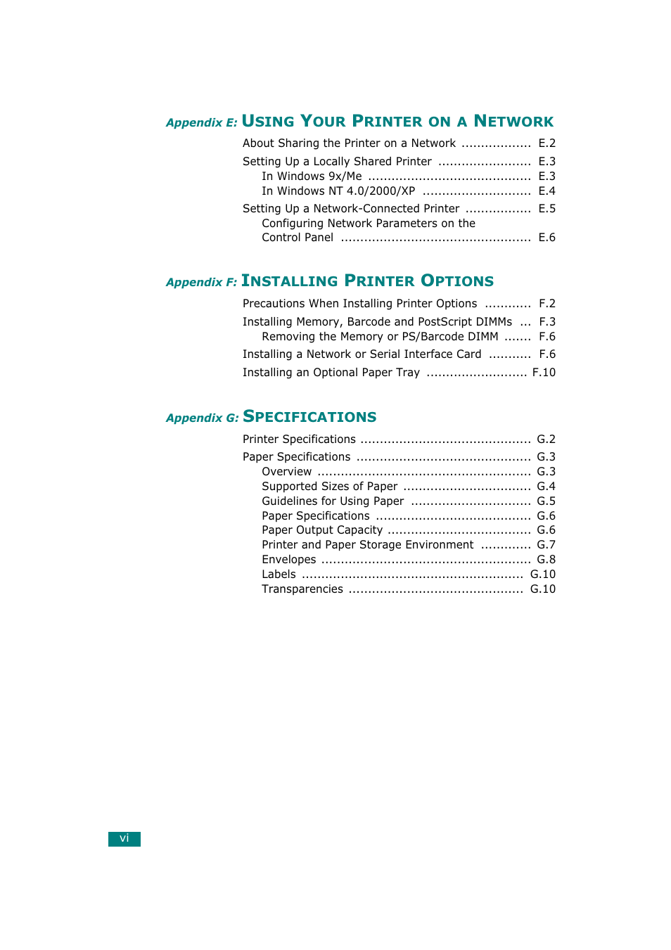 Tally Genicom Tally Mono Laser T9220 User Manual | Page 7 / 231