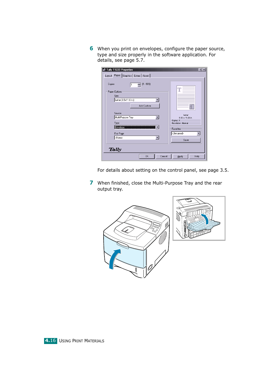 Tally Genicom Tally Mono Laser T9220 User Manual | Page 79 / 231